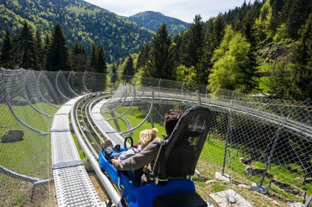 The Alpine Coaster at Steinwasen Park in Germany