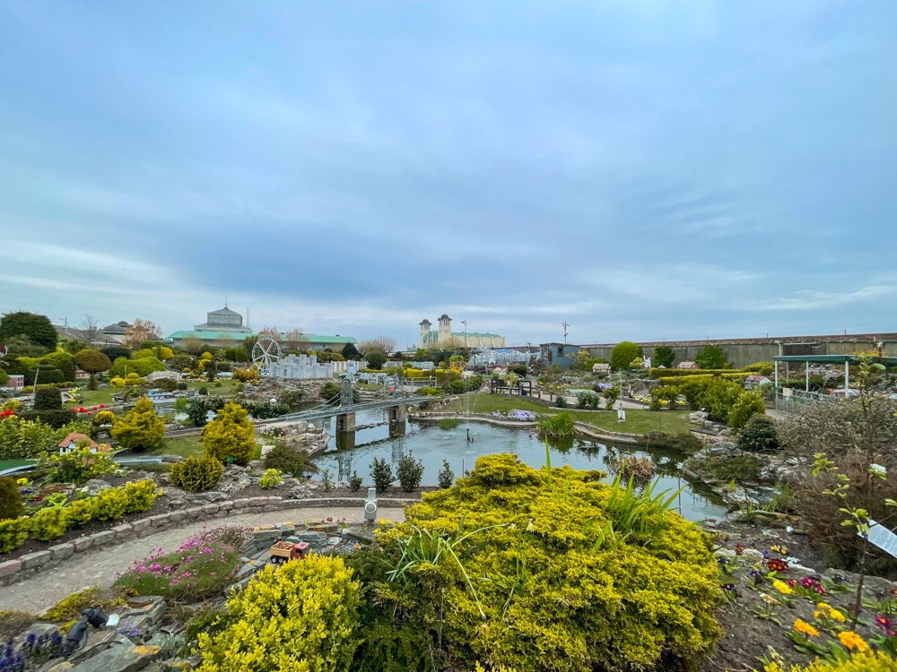 Full view of Merrivale Model Village in Great Yarmouth
