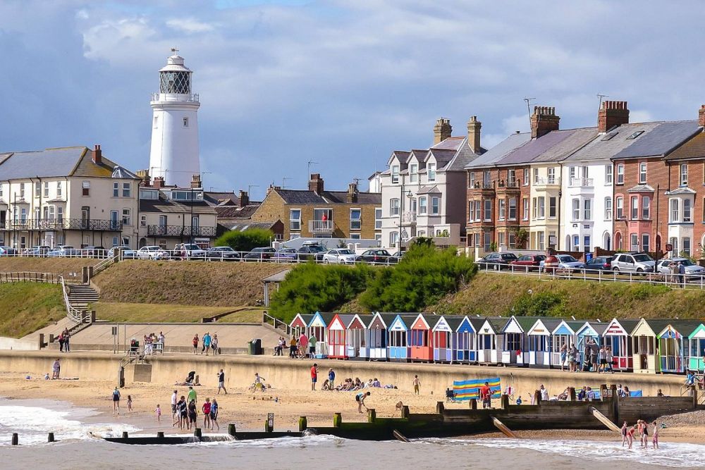 Southwold beach in Suffolk