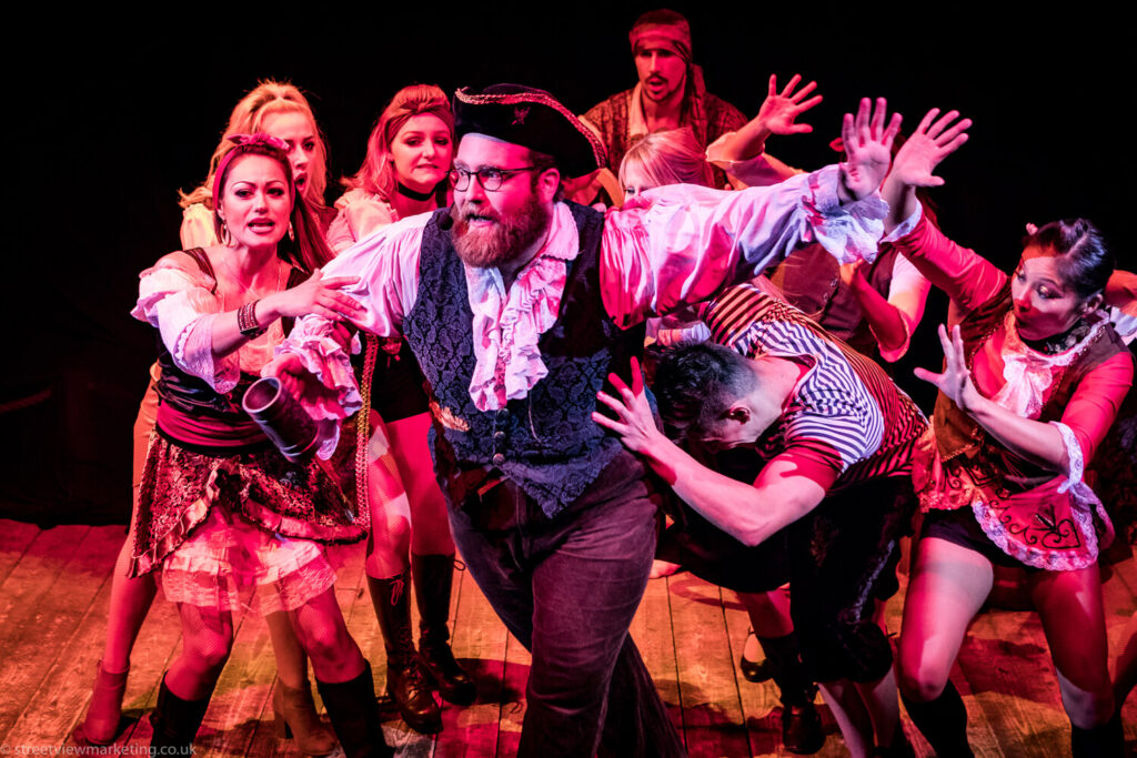 Cast of the Pirate Live! show at the Hippodrome Circus in Great Yarmouth
