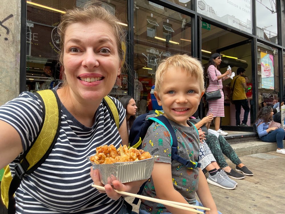 Paola and Ben Bertoni at Upmarket, Brick Lane