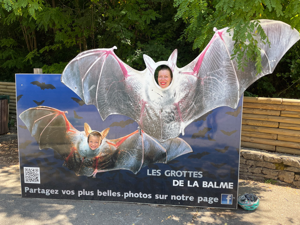 Paola and Ben Bertoni at the Caves of La Balme