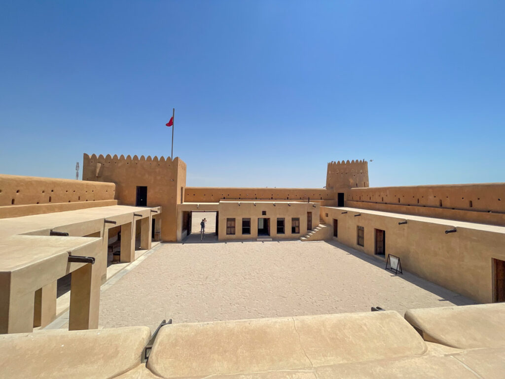 Inside Al Zubara Fort in Qatar