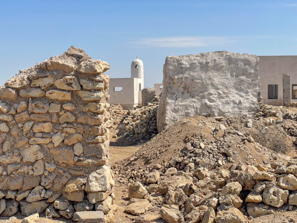 Jumail abandoned village in the Northern Qatar
