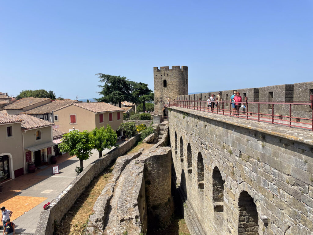 Walk on the ramparts of the Cité de Carcassonne