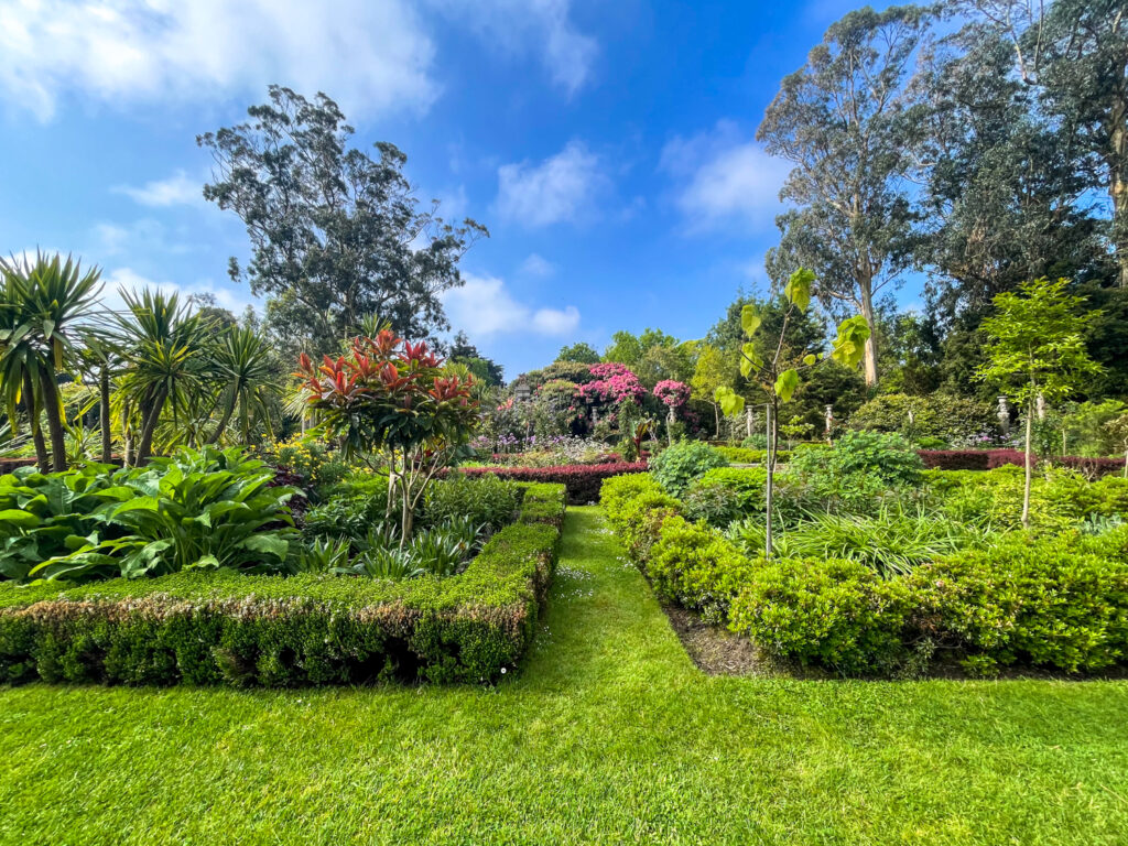 Flowerbeds in the Mount Stewart Garden