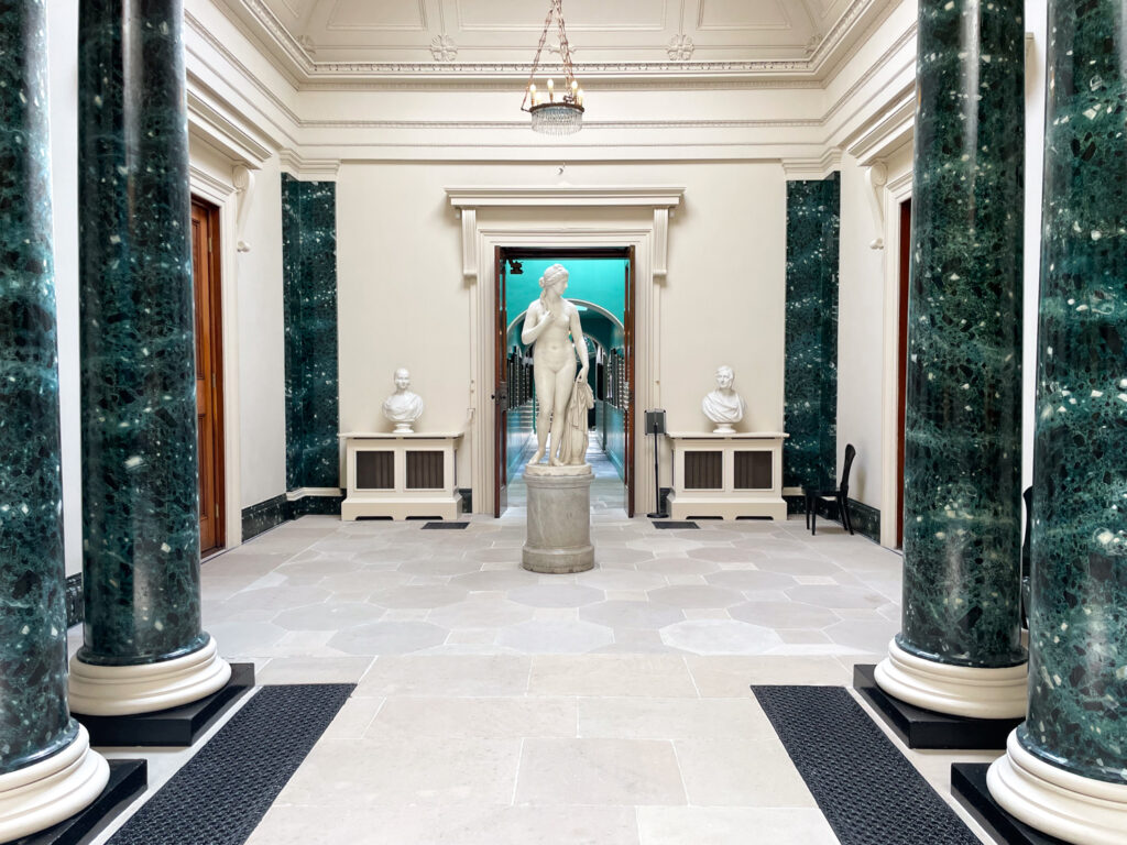 Main entrance to Mount Stewart House