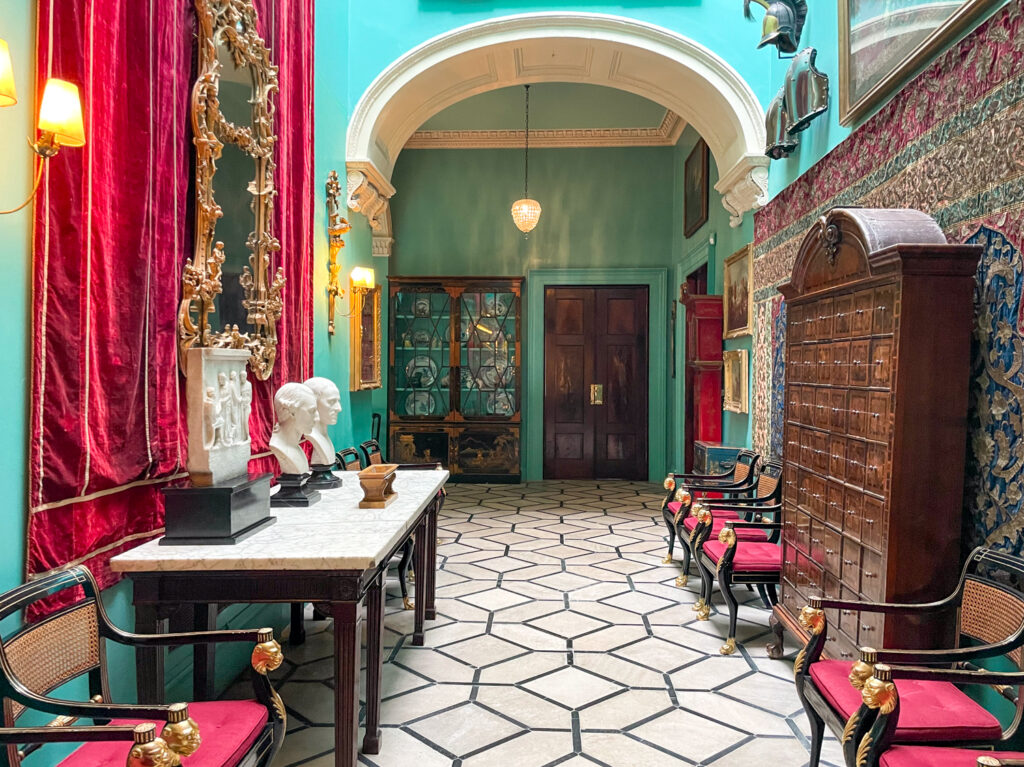 Hallway at Mount Stewart House, Northern Ireland