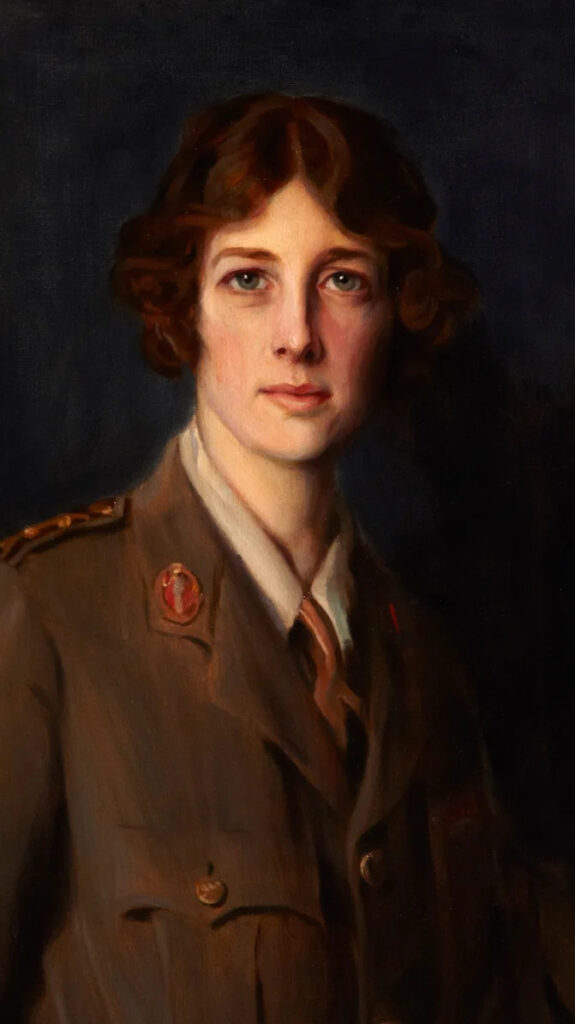 Portrait of Lady Edith Vane-Tempest Stewart during the WWI