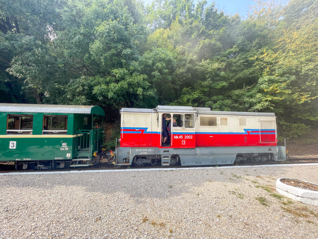 Diesel engine operating on the Budapest Children's Railway
