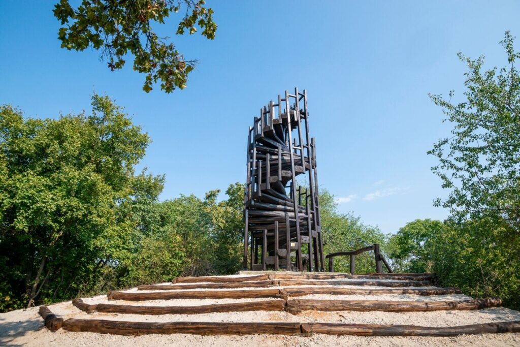 Makovecz Imre Lookout Tower in Budapest