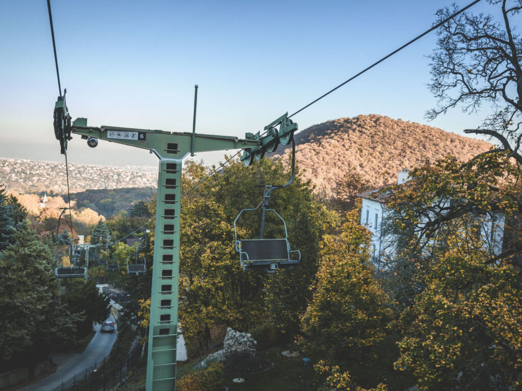 Zugliget Chairlift in Budapest