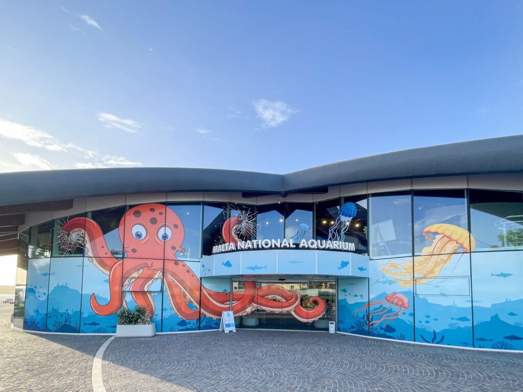 Entrance of the Malta National Aquarium