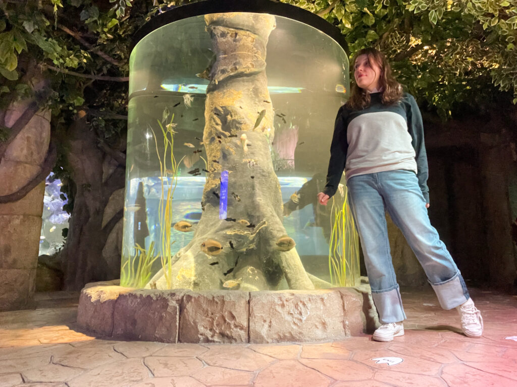 Paola Bertoni at the Malta National Aquarium