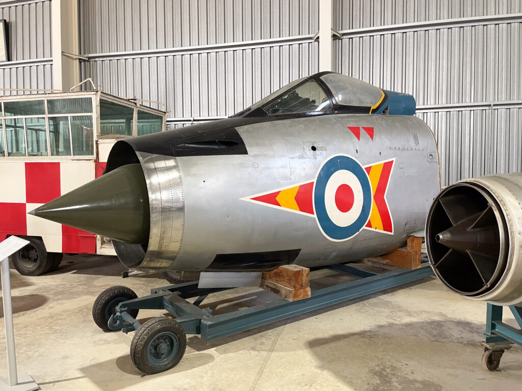 BAC Lightning fuselage at the Malta Aviation Museum