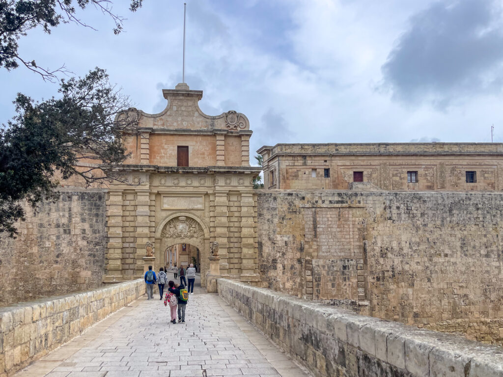 Entrance gate of Mdina, Malta