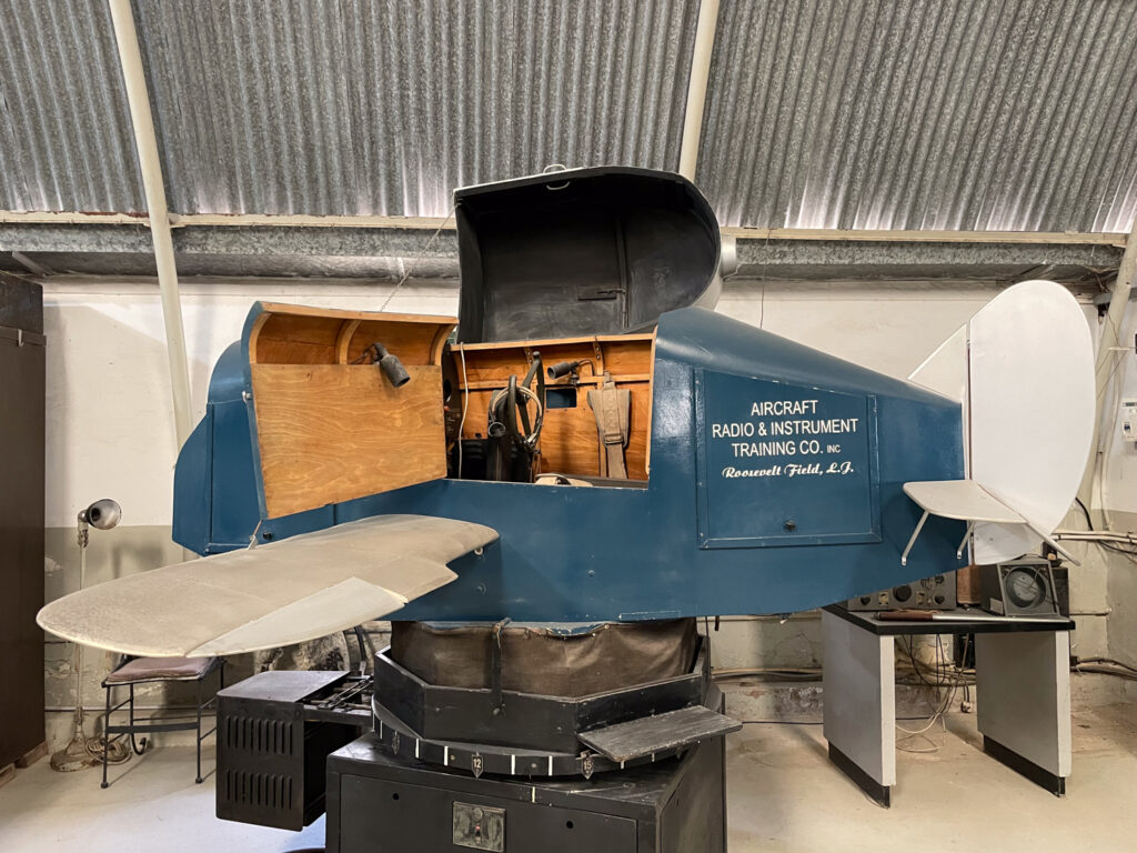One of the earliest flight simulators ever made, at the Malta Aviation Museum