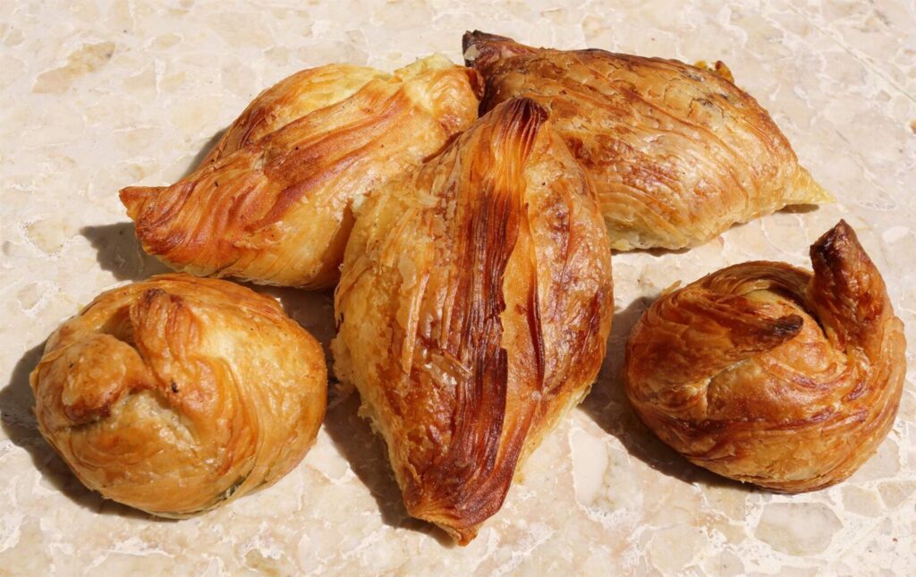 Pastizzi, traditional savoury pastry from Malta