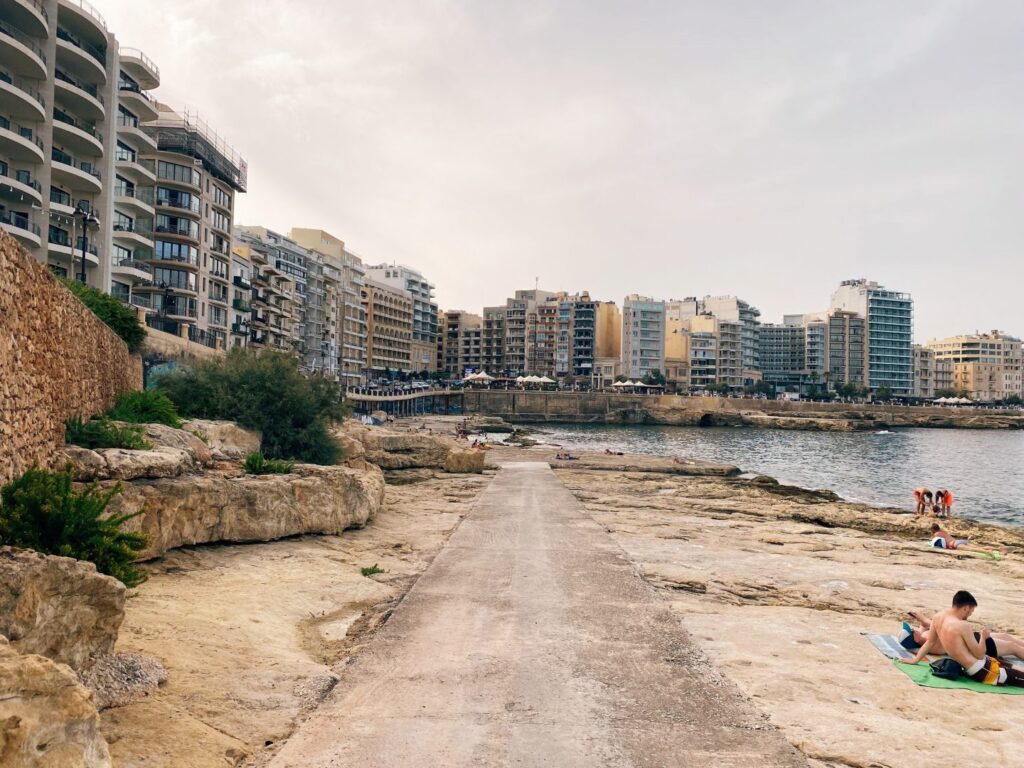Sliema Beach, Malta