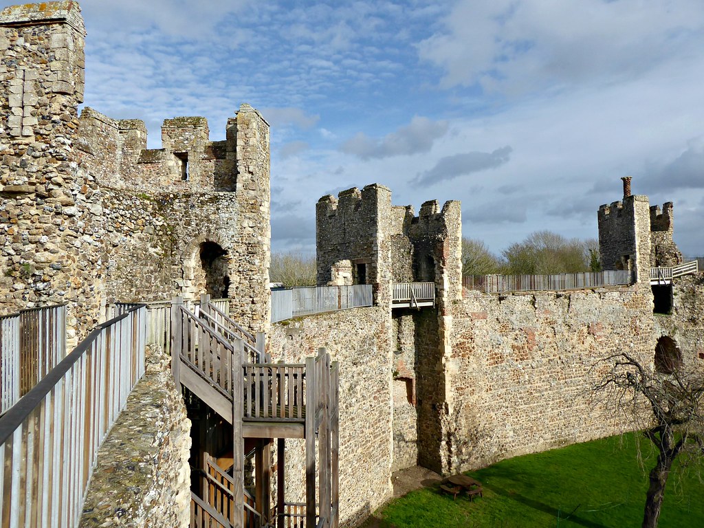 Detail of the walls of Framlingham Castle