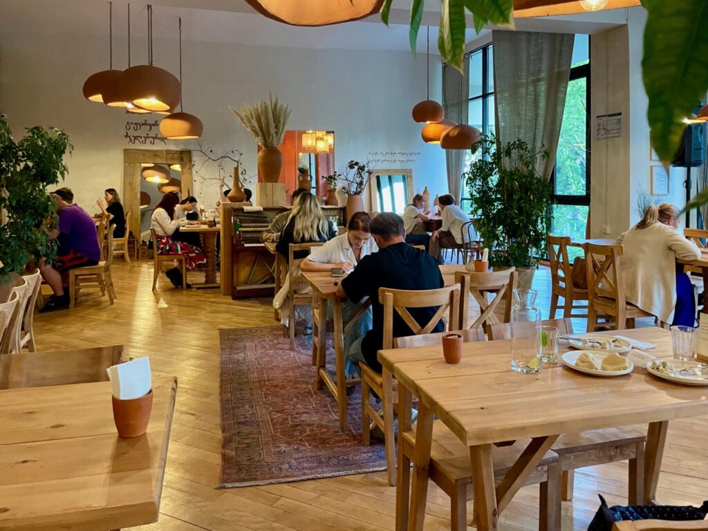 Gala restaurant in Kutaisi, Georgia