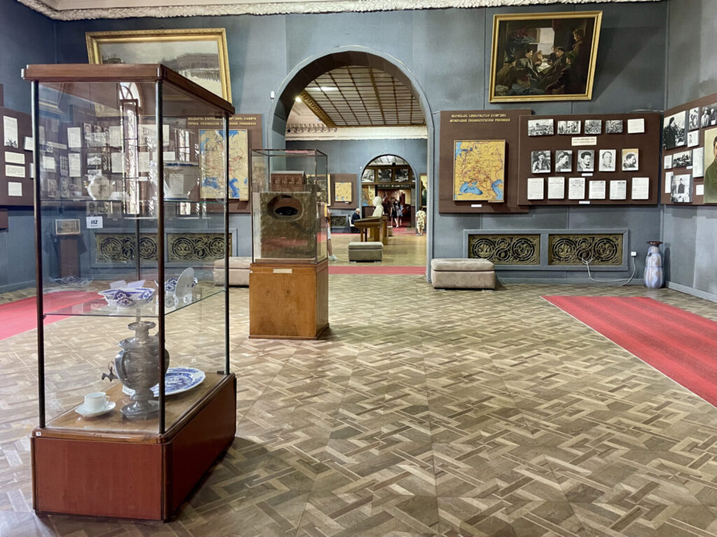 Interior of Stalin Museum in Gori, Georgia