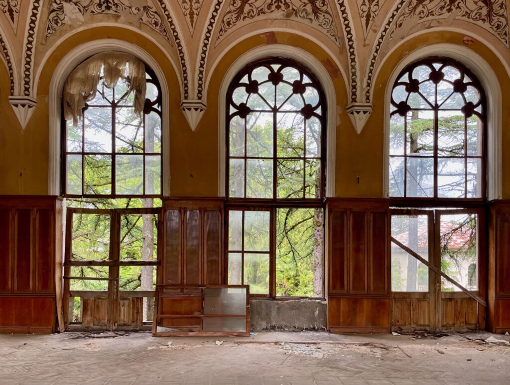 Inside the abandoned Sanatorium Imereti in Tskaltubo