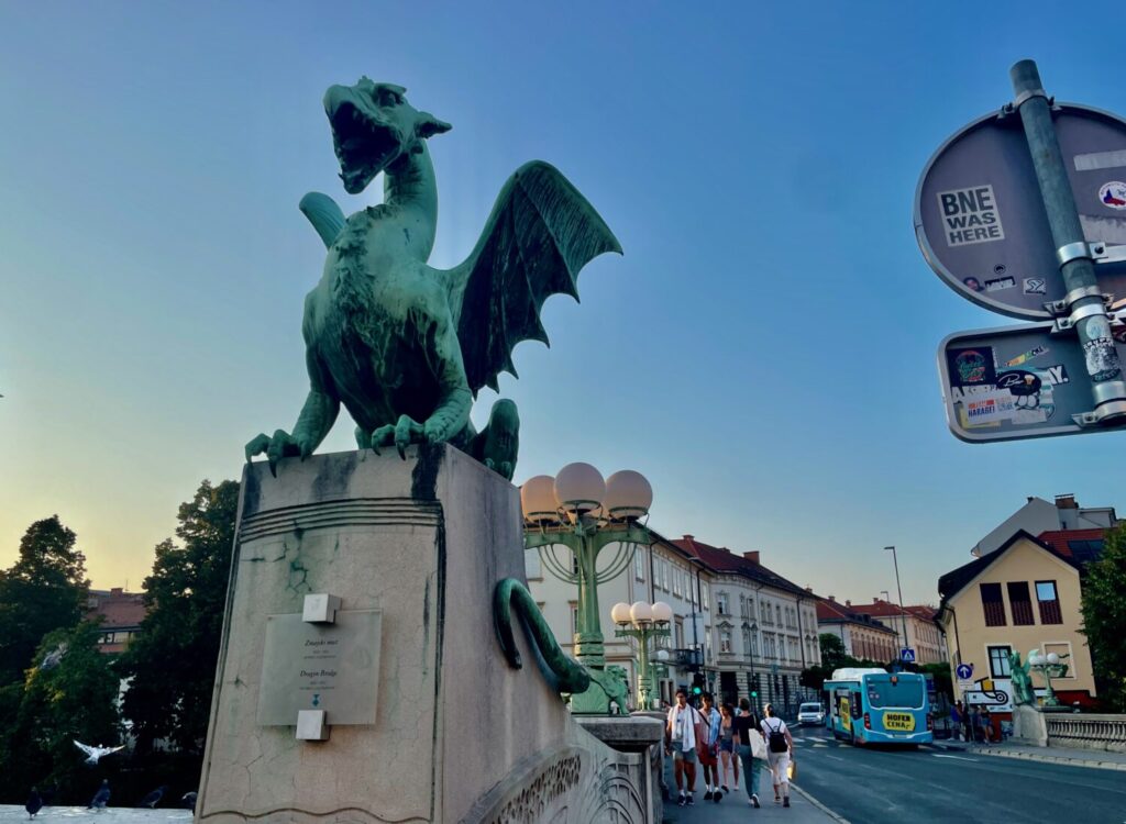 Dragon Bridge in Ljubljana