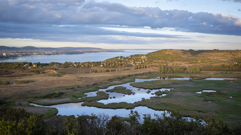 Külső-tó, inland lake in the Tihany peninsula, Hungary