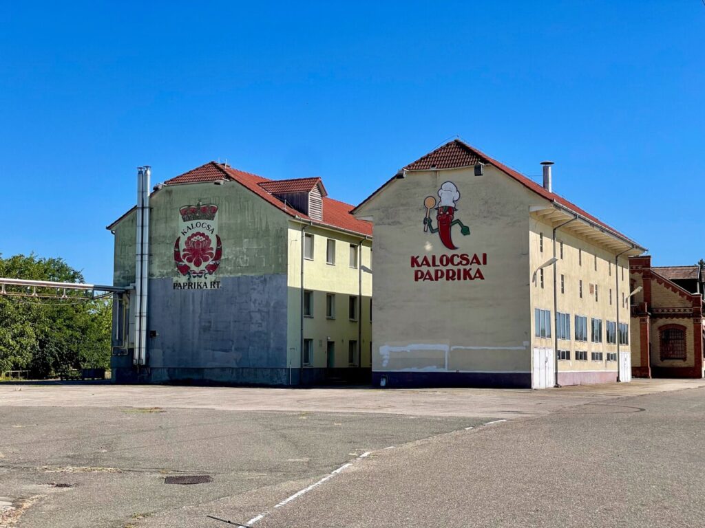 Paprika factory in Kalocsa, Hungary