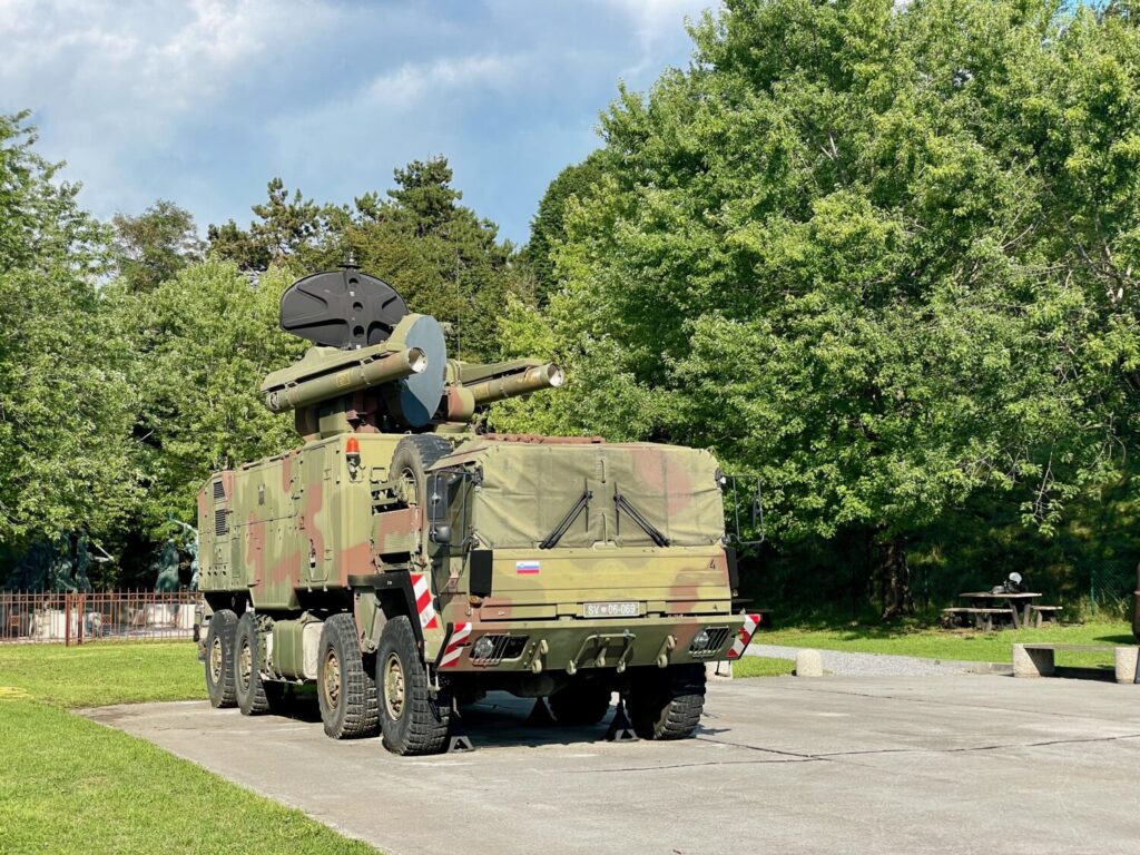 Military truck in the Park of Military History Pivka, Slovenia