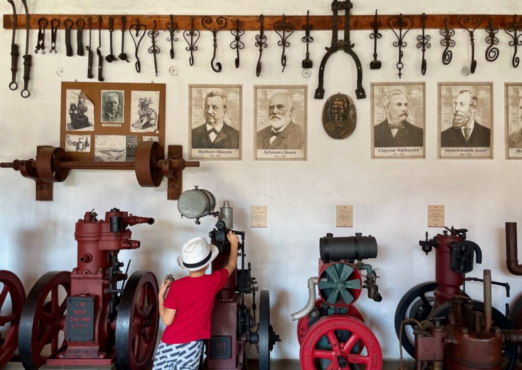 Exhibition showcasing the work of the Hungarian blacksmith at the Museum of Agricultural Machinery in Mezőkövesd