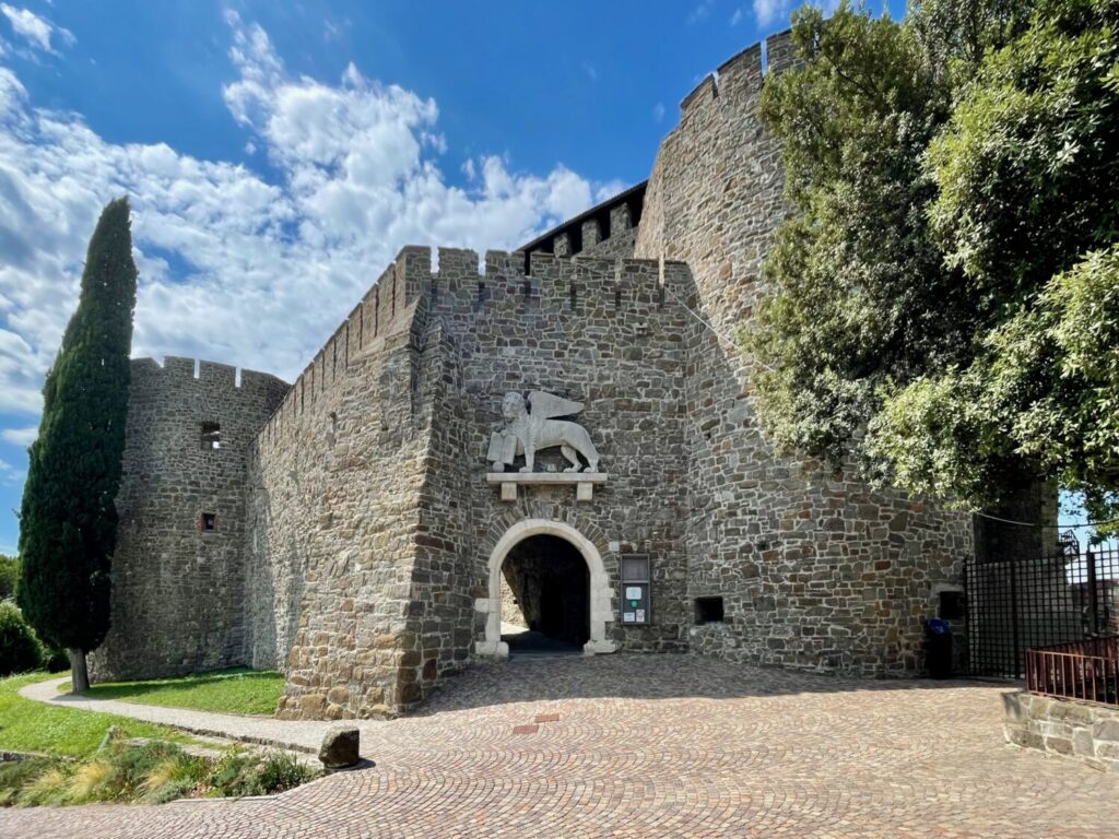Entrance to Gorizia Castle, Italy