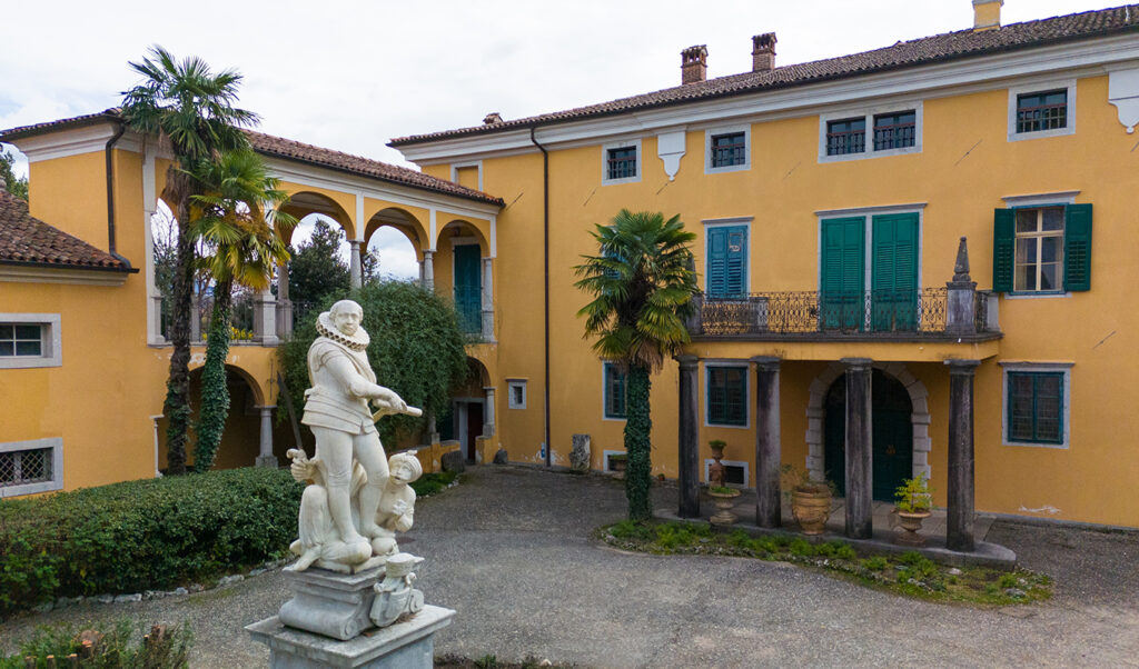 Exterior of Palazzo Coronini Cronberg in Gorizia, Italy