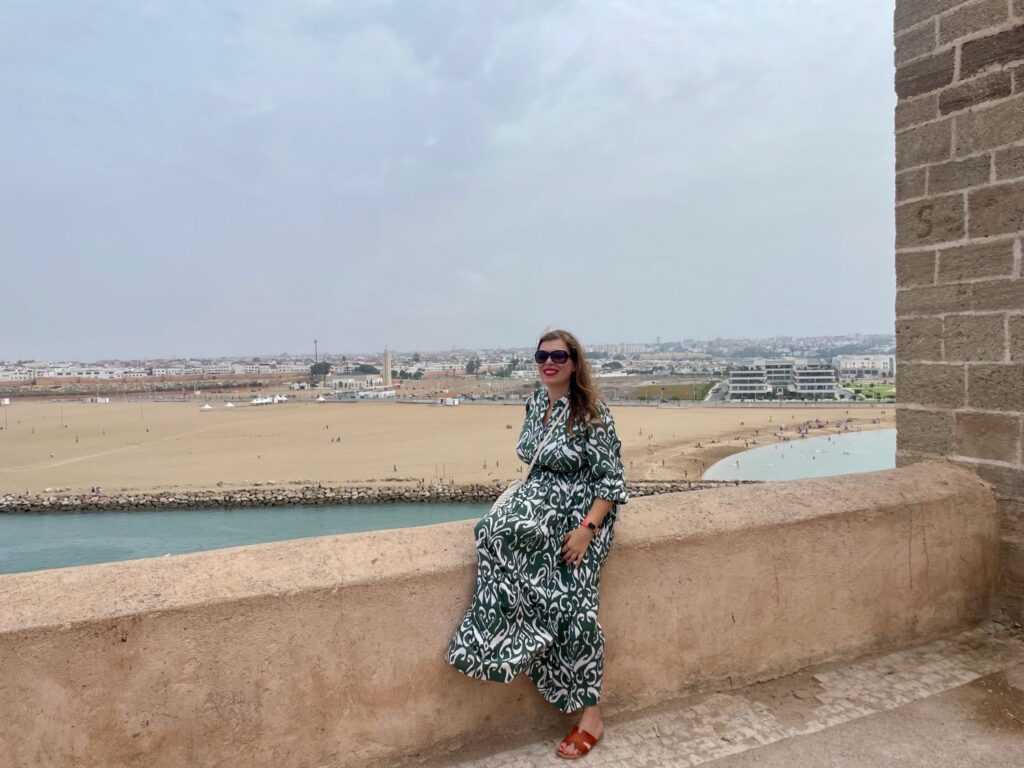 Paola Bertoni in Rabat, Morocco