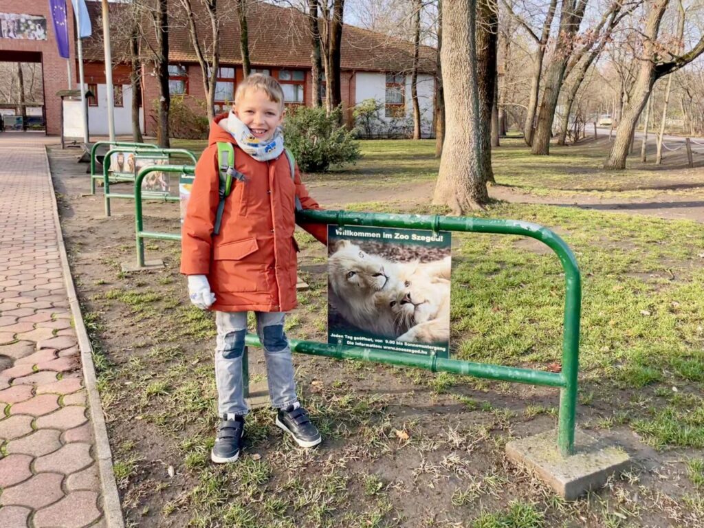 Ben Bertoni at the Szeged Zoo
