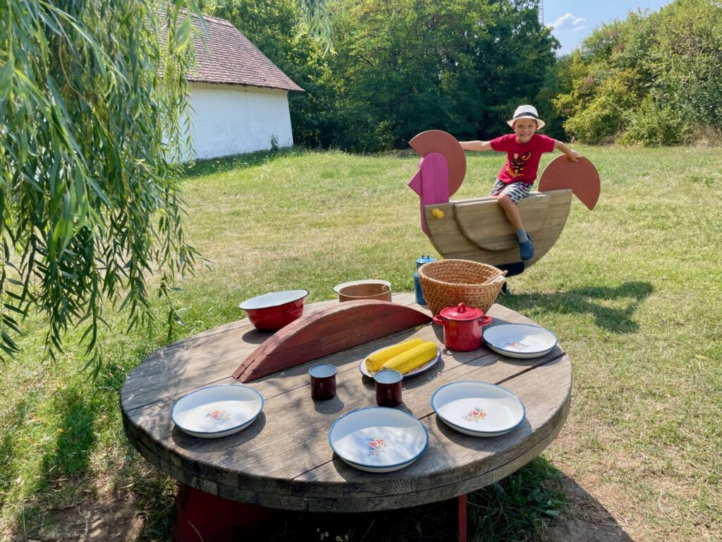 Ben Bertoni playing at the Children’s Farm in Skanzen Szentendre, Hungary