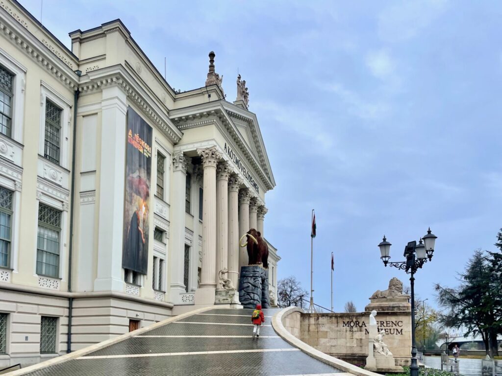 Entrance of the Móra Ferenc Museum in Szeged
