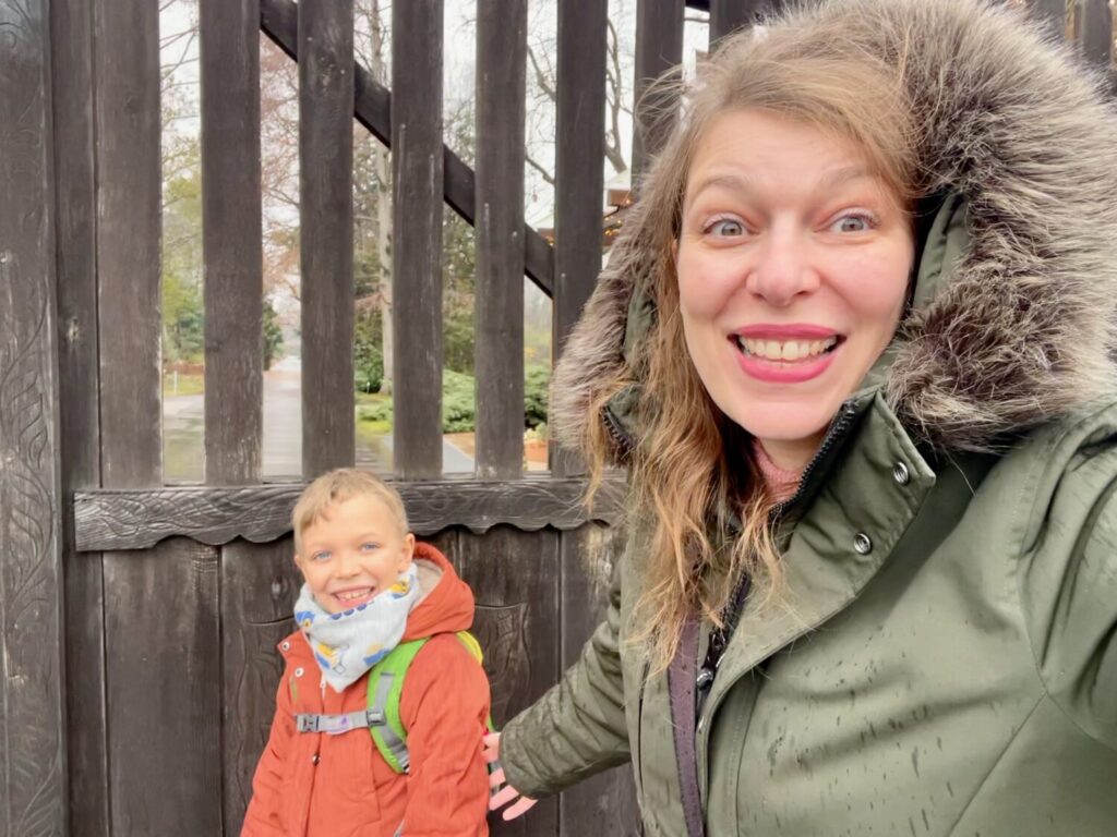 Paola and Ben Bertoni at Szeged Botanical Garden, Hungary