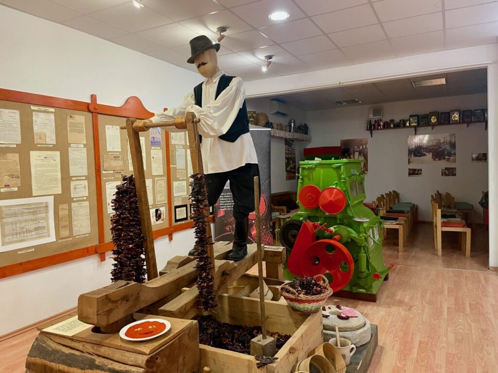 Inside the Paprika Museum in Röszke, Hungary