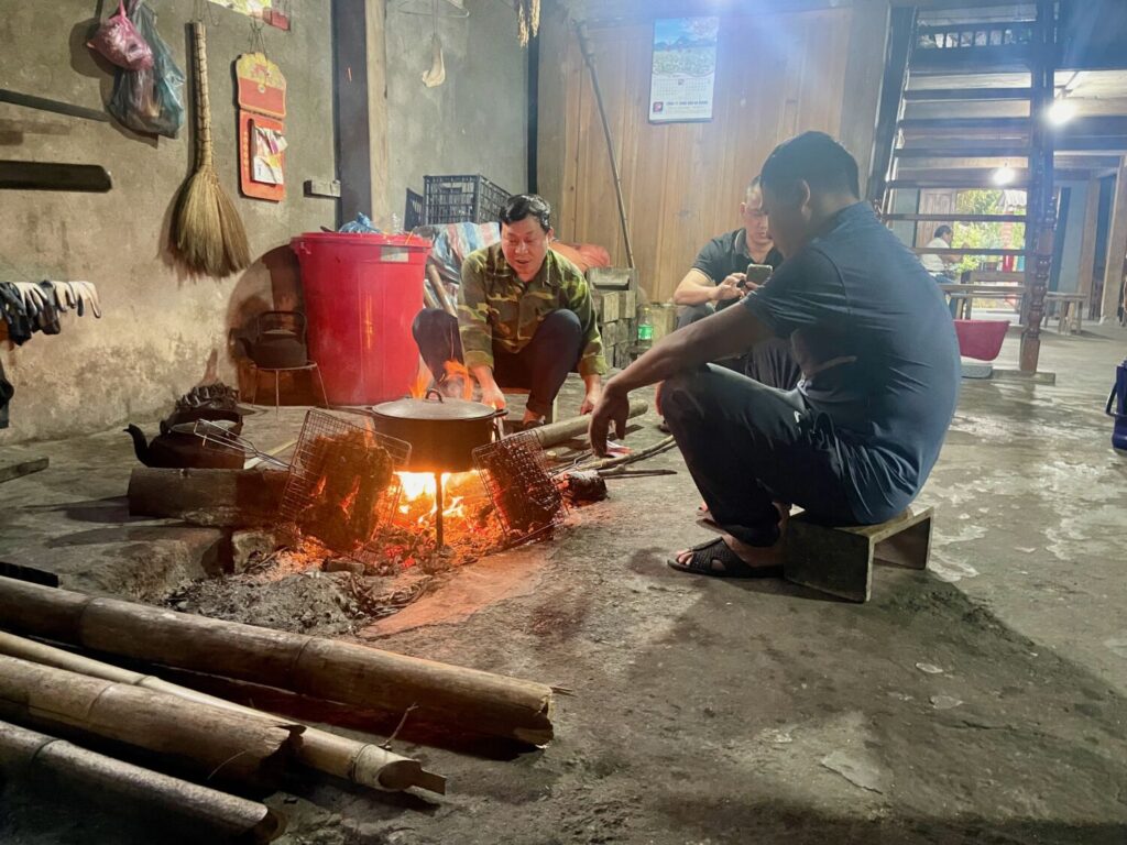 Interior of the house in Giang Ha where I stayed in a homestay, northern Vietnam