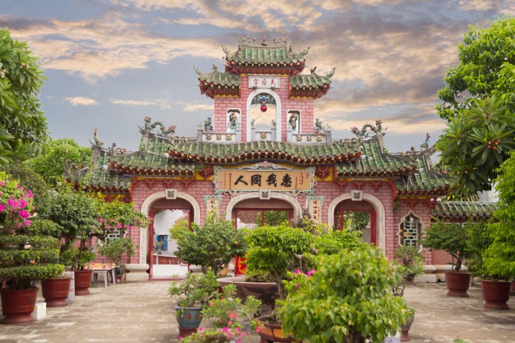 Fujian Assembly Hall hosting the temple dedicated to the goddess Thien Hau, Hoi An, Vietnam