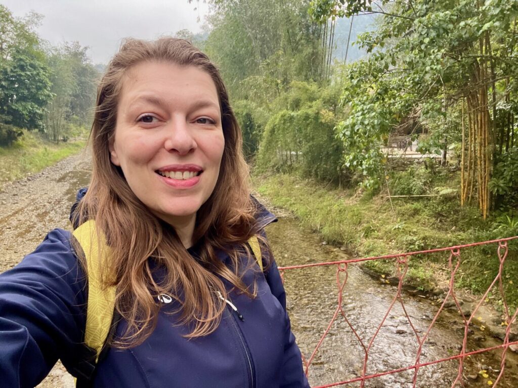 Paola Bertoni in Hoang Su Phi, northern Vietnam