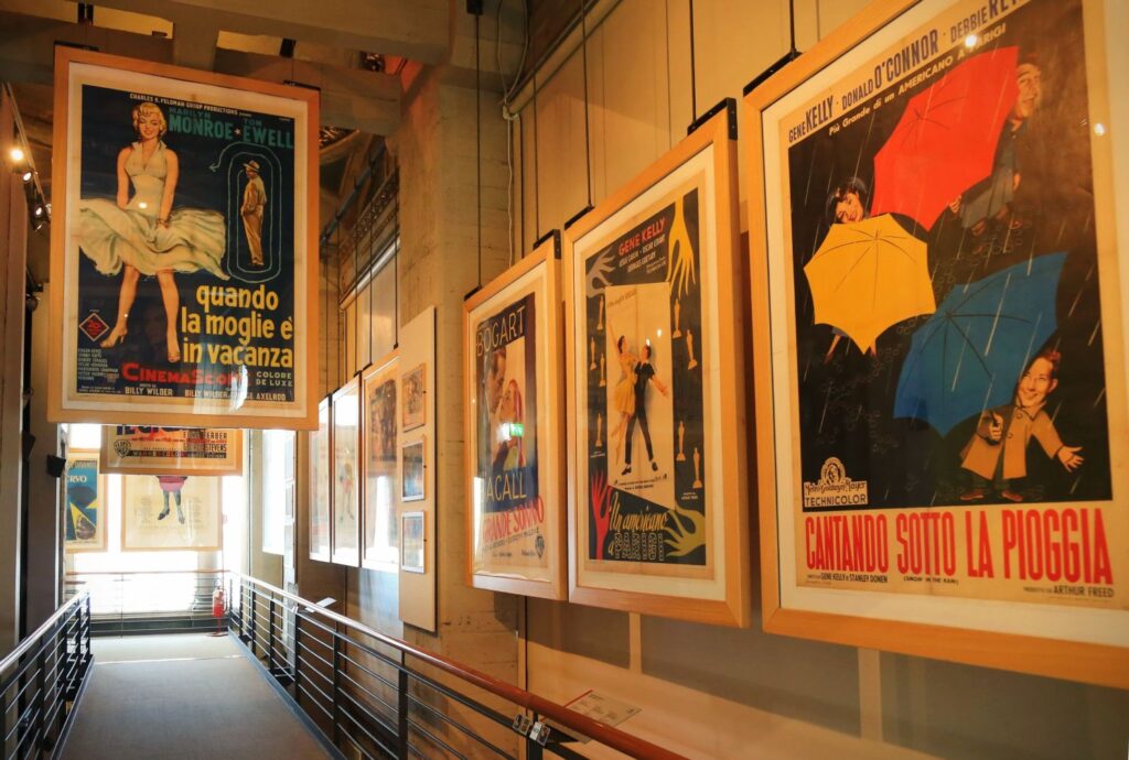 Posters and Advertising Gallery at the National Museum of Cinema, Turin, Italy