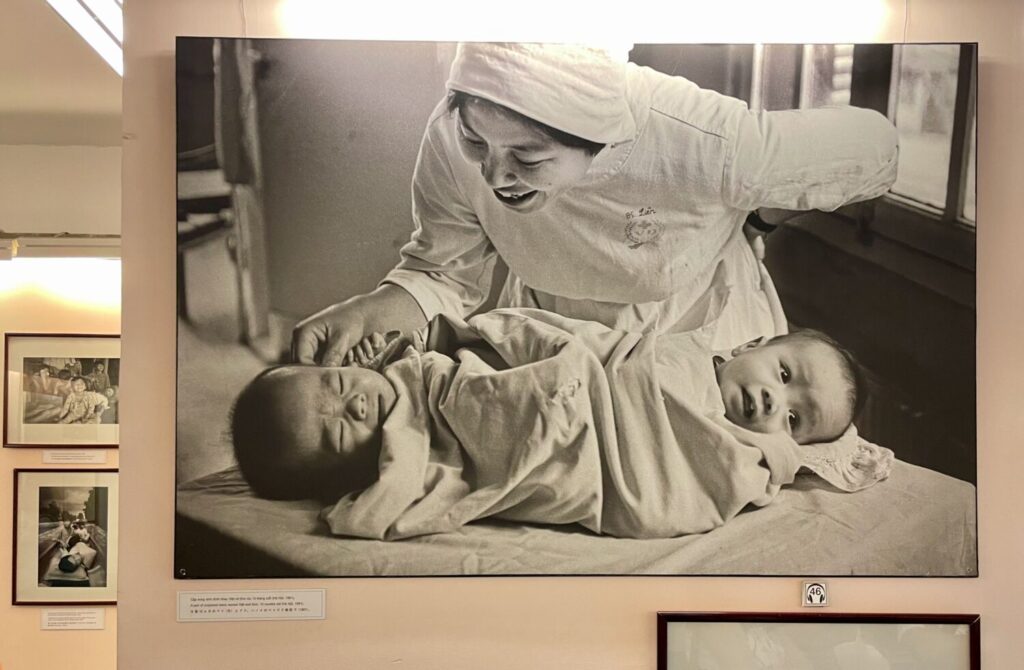 Iconic photograph of Viet and Duc Nguyen, showing the long-term effects of Agent Orange