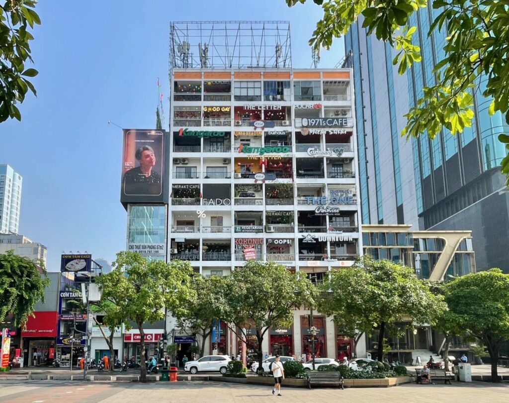 Facade of the Café Apartment, Ho Chi Minh City