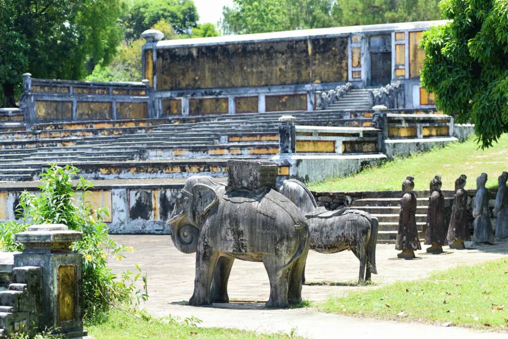 Gia Long Tomb in Hue, Vietnam