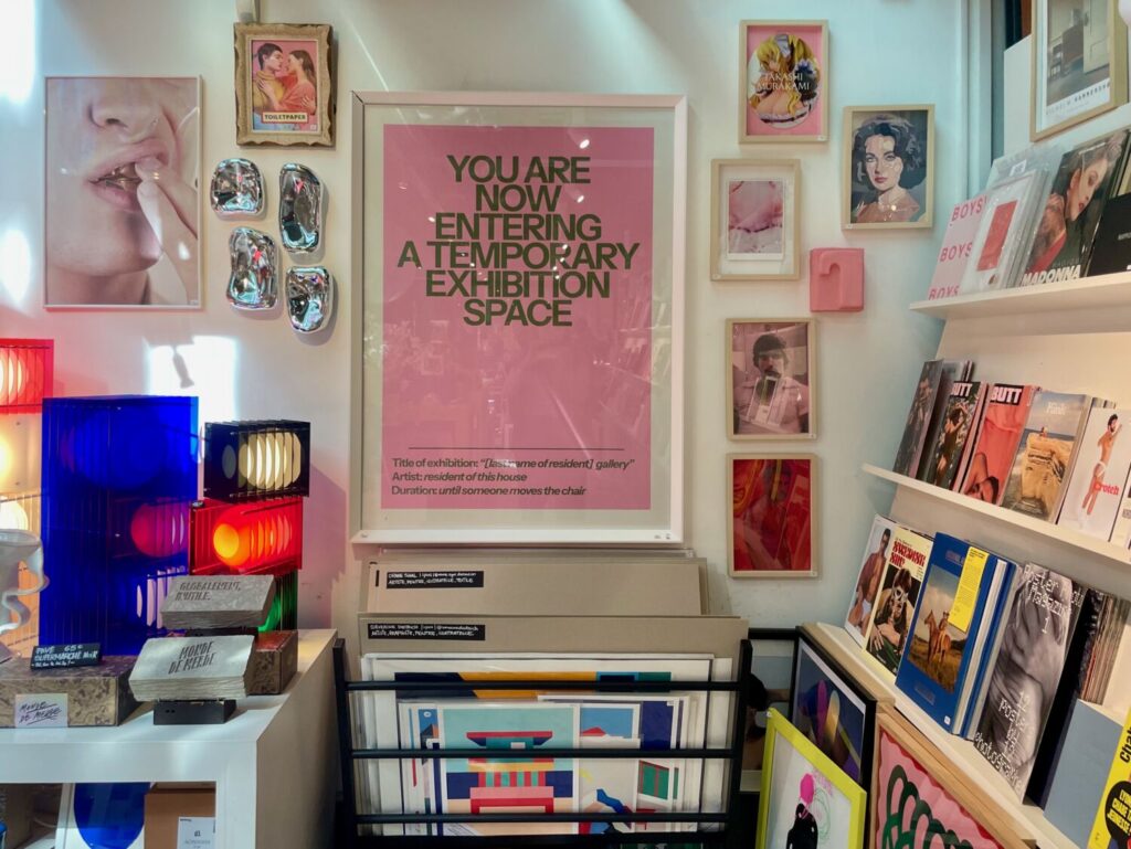 macLYON design bookshop with posters, art books and contemporary objects