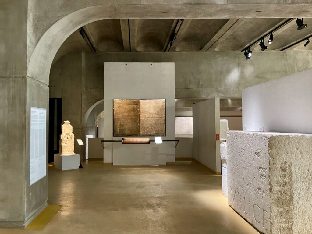 The Claudian Tablet on display at the Lugdunum Museum, Lyon
