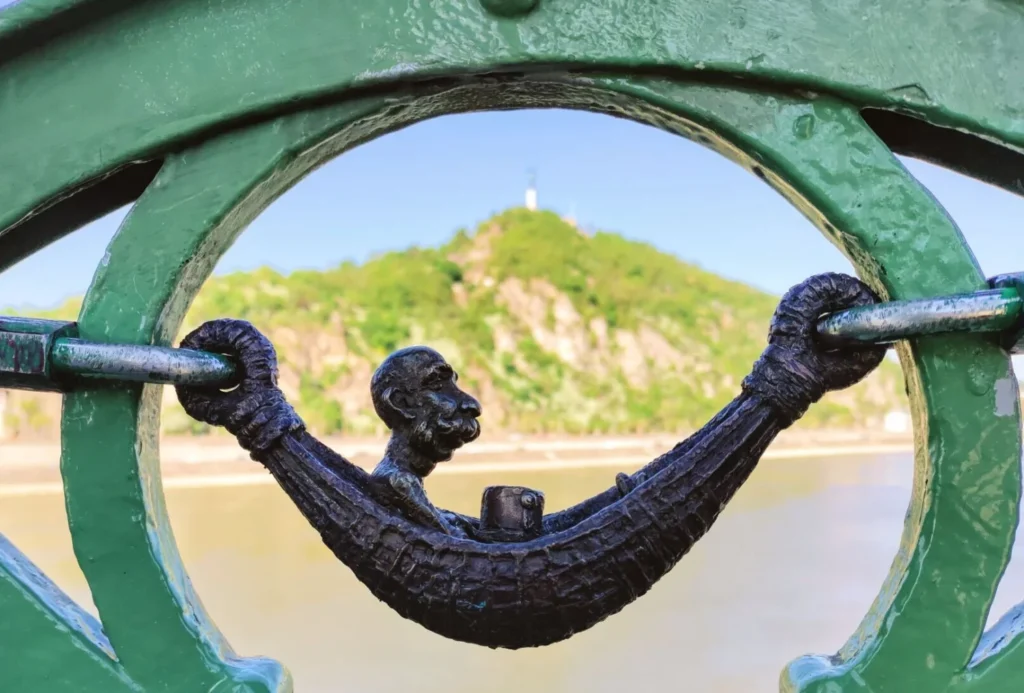 Emperor Franz Joseph mini-statue by Kolodko, Budapest